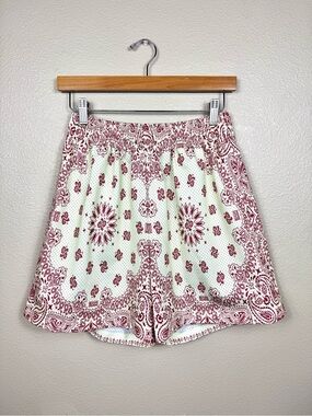 Bravest Studios Red‎ Paisley Shorts large streetwear EUC A